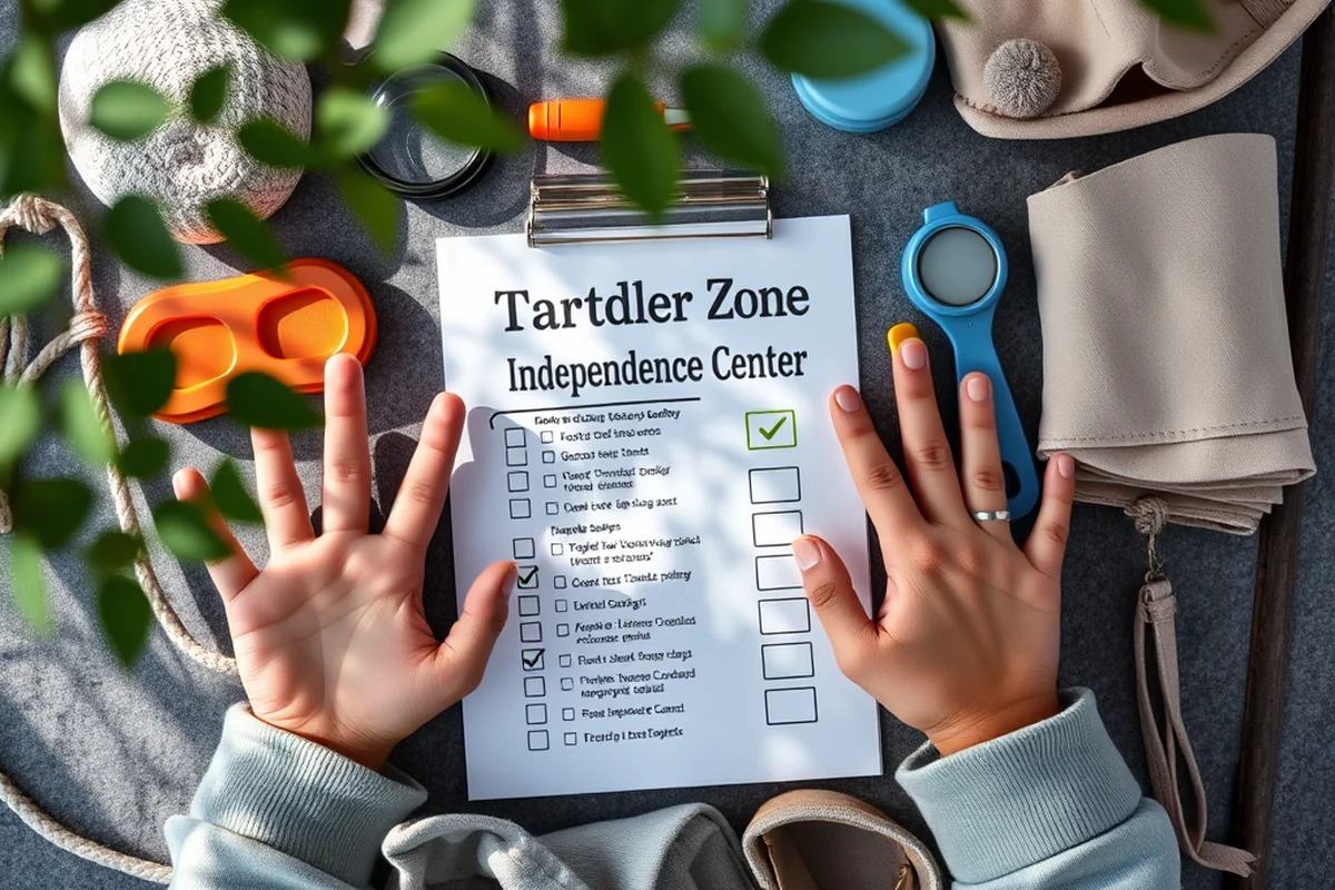 toddler zone independence center checklist — Toddler Zone Independence Center Checklist (the finished result)